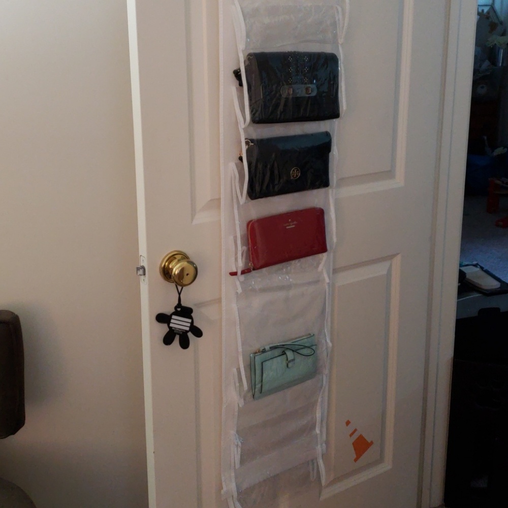 18 slot hanging purse organizer